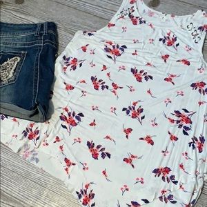 Maurices Floral Tank